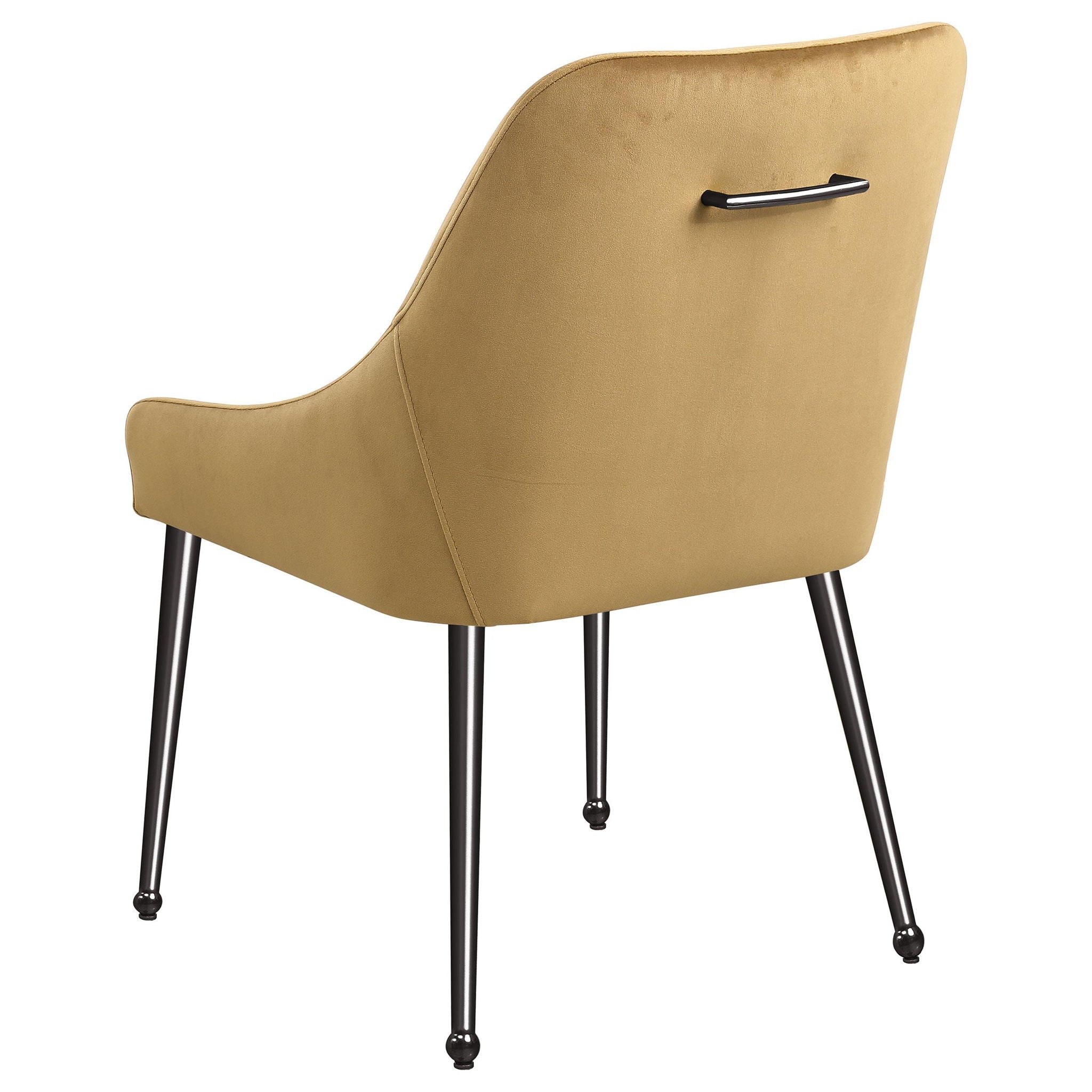 Mayette Upholstered Dining Side Chair Cognac (Set of 2) - Atlantic Fine Furniture Melbourne FL