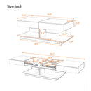 Multifunctional Adjustable Coffee Table With Hidden Storage Space For Living Room