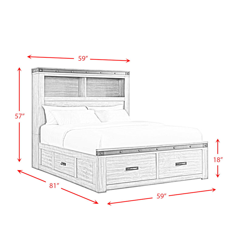 Wade - Youth Platform Storage Bed