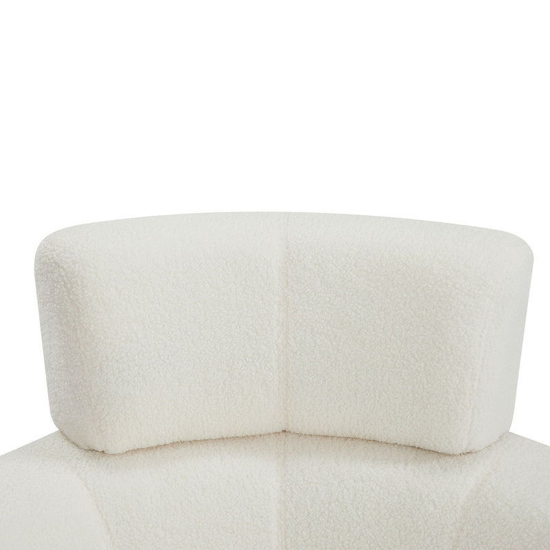 360° Swivel Chair Upholstered Accent Barrel Chair With Adjustable Headrest