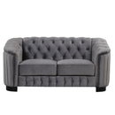 Upholstered 3 Piece Sofa Set With Legs
