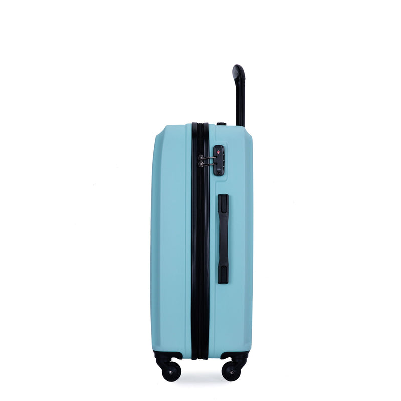 3 Piece Luggage Sets Lightweight Suitcase With Two Hooks, Spinner Wheels, Tsa Lock, Durable Hard Shell