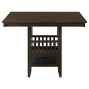 Jaden - Square Counter Height Dining Table - Espresso - Atlantic Fine Furniture Inc
