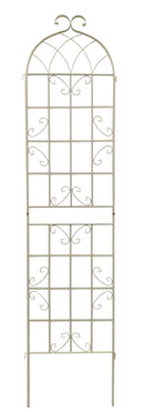 Metal Garden Rustproof Trellis For Climbing Plants Outdoor Flower Support