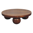 Central Ball Table - Chestnut