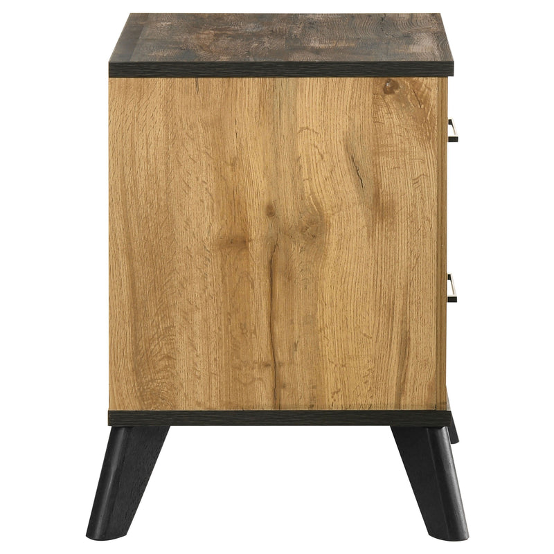 Kaywood - 2-Drawer Nightstand Bedside Table - Natural Pine