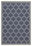 Sunshine - 5'3" X 7'3" Indoor, Outdoor Area Rug Polypropylene - Blue