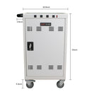 Mobile Charging Cart For Tablets Laptops 35, Device Capacity Matt Metal