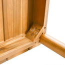 Visola - Outdoor Dining Table With Classic Slatted Top - Teak