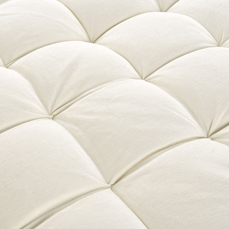 Modern Chaise Lounge Upholstered Sofa Couch With Tufted Seat And Detachable Pillows For Living Room