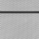 Markus - Modern Single Panel Iron Firescreen Black Brushed Silver