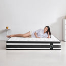 12" Breathable Hybrid Mattress, Memory Foam, Individual Pocket Springs