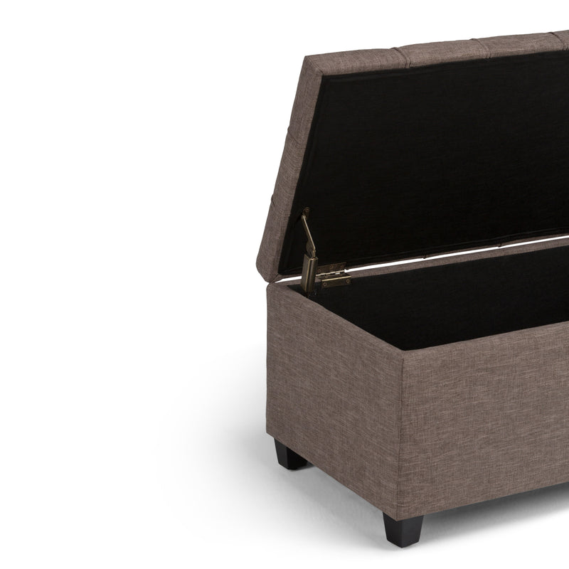 Sienna - Upholstered Storage Ottoman Bench