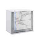 Moon - 5 Pieces Bedroom Set With LED Lighting