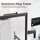 Modern Semi Frameless Double Sliding Shower Door