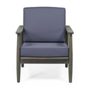 Emmry - Outdoor Acacia Wood Club Chair