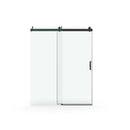 Frameless Soft-Closing Shower Door, 1/4" (6 Mm) Tempered Glass Single Sliding With Explosion Proof Coating