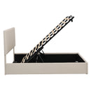 Elegant Upholstered Platform Bed With Hydraulic Storage System