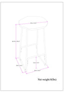 Orson - Saddle Counter Height Stool (Set of 2) - Natural