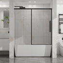 Semi Frameless Tub Sliding Shower Door
