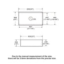 Kitchen Sink Workstation 33" Single Bowl Sink With Work Surface - White