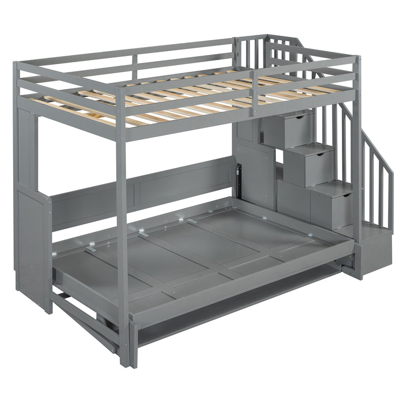 Murphy Bed With Smart Hydraulic System And Desk Design