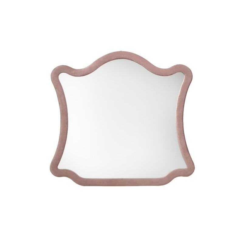 Salonia - Mirror - Pink Velvet - Atlantic Fine Furniture Inc