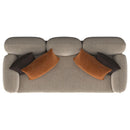 Jade - Chenille Upholstered Modern Track Arm Sofa