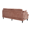 Chenille 2 Seater Sofa With LED Light, USB Charging Port, And Storage Bag
