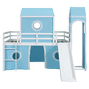 Loft Bed & Slide Tent And Tower