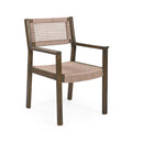 Outdoor Dining Chair (Set of 2), Patio Chairs - Gray / Light Brown