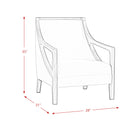 Hopkins - Chair With White Wash Arm