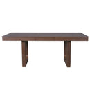 Extendable Dining Set, Farmhouse Extendable Table With Upholstered Chairs