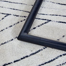 Modern dining chairs with faux leather upholstered seats - dining room chairs with metal legs, suitable for kitchen, living room, bedroom, dining room side chairs, set of 6 pieces (white+PU leather)