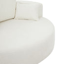 360° Swivel Chair Accent Barrel Chair With Removable Pillows