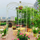 Metal Garden Arch Iron Garden Arbors Gazebo Dia High Birdcage Shape Pergola Pavilion For Wedding Ceremony