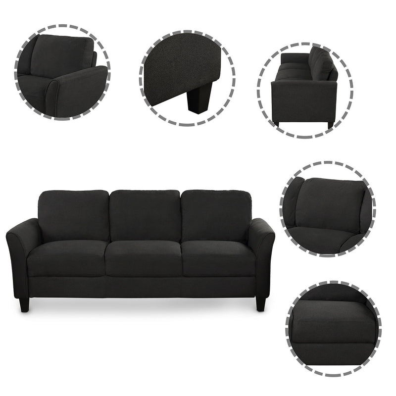 Living Room Sets Furniture Armrest Sofa Single Chair Sofa Loveseat Chair 3 Seat Sofa (Chair Loveseat Chair & 3 Seat Sofa)