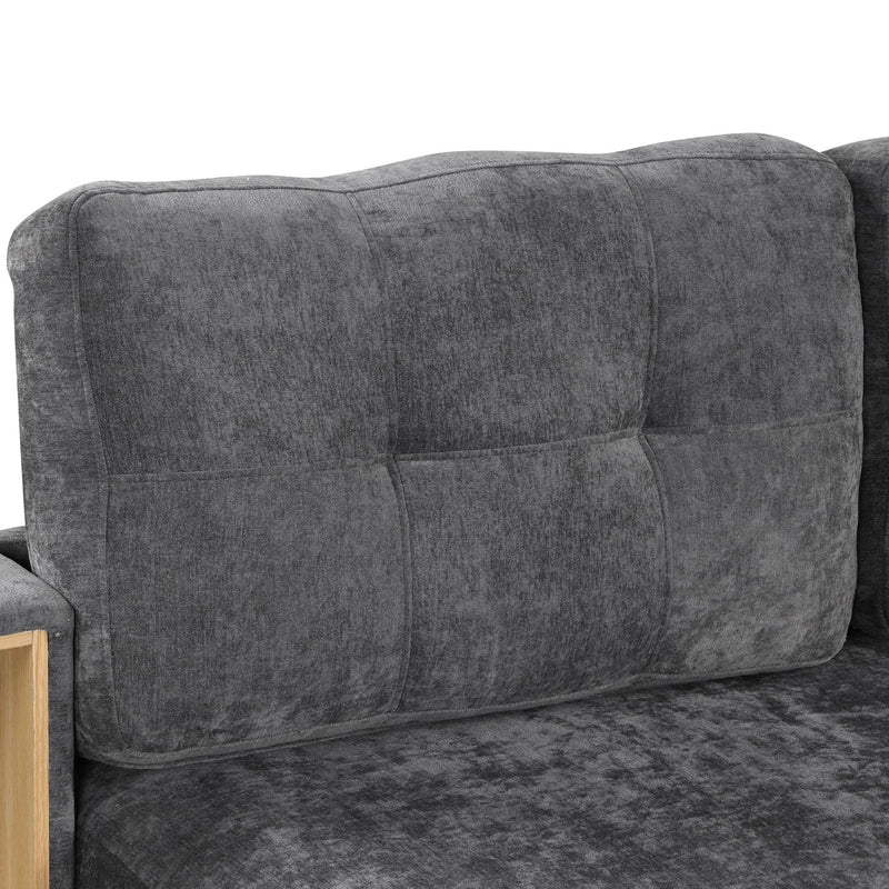 Versatile Modular Free-Combined Sofa With 2 Storage Racks