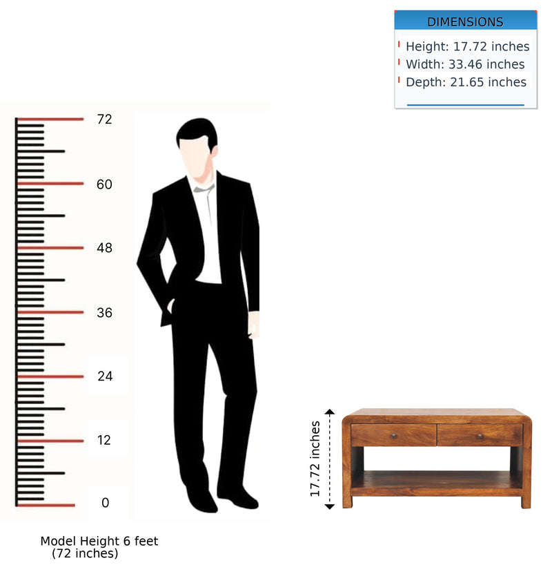 Aspen - Coffee Table - Chestnut