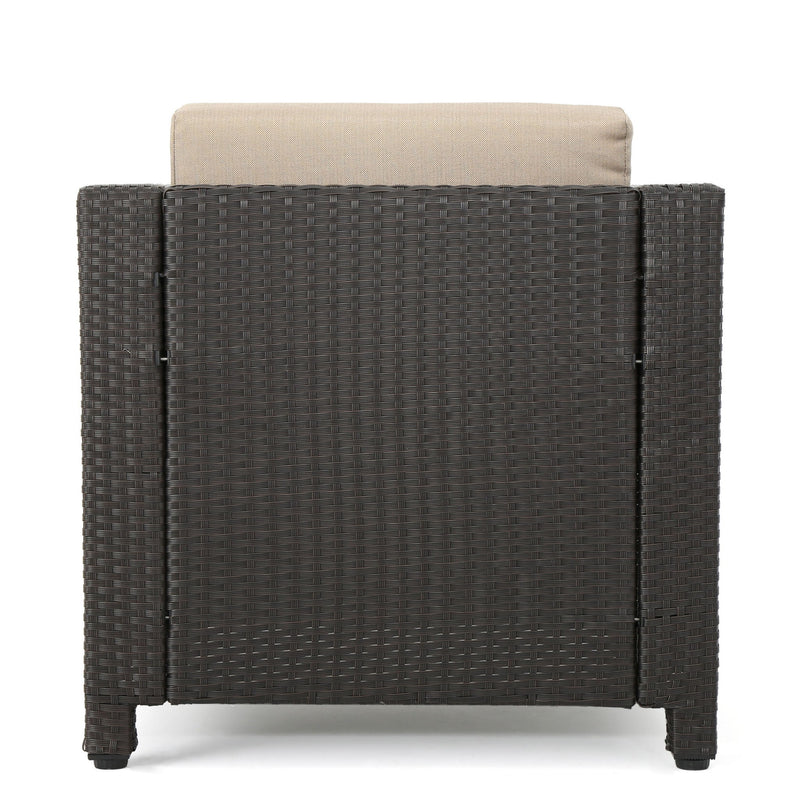 Stylish Outdoor Club Chair With Weather Resistant Cushions