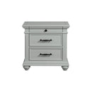 Slater - Nightstand With USB - Gray