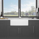 Classic Ceramic Farmhouse Sink Workstation Single Bowl With Durable Finish