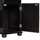 Vintage Flip Top Side Table With USB Ports