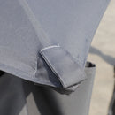 13 0 Ft Outdoor Patio Gazebo Canopy Tent With Ventilated Double Roof And Side Wall (Detachable Curtain Included On All Sides) Suitable For Lawn Garden Backyard And Deck - Gray