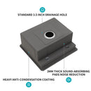 21" Undermount Kitchen Sink With Folding Faucet And Cutting Board Stainless Steel 16 Gauge Workstation - Brushed Nickel