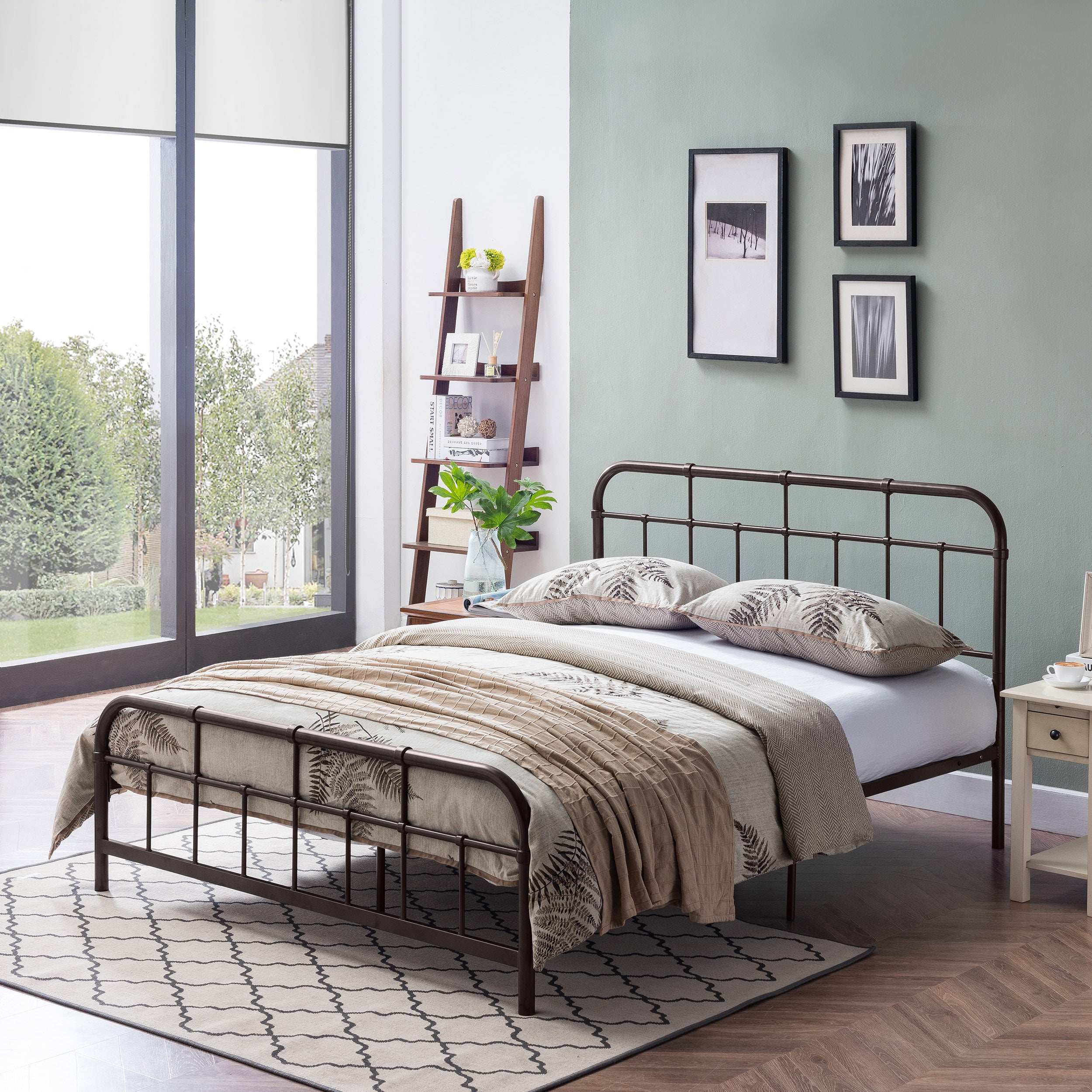 QUEEN SIZE METAL BED - Atlantic Fine Furniture Melbourne FL