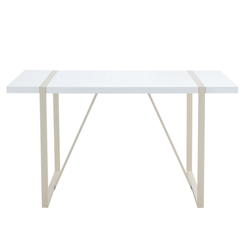 Industrial Rectangular Dining Table For 4 - 6 People