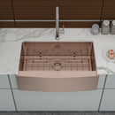 Farmhouse Kitchen Sink, Stainless Steel, Apron Front