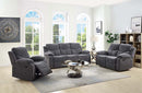 Kalen - Glider Recliner - Gray Chenille - Atlantic Fine Furniture Inc