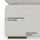 Jasmine - Corner Sofa Module - Gray